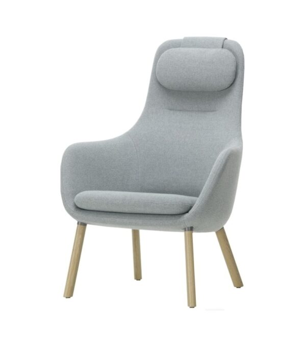 Vitra HAL Armchair Lounge Chair in Leather or Fabric Optional Ottoman