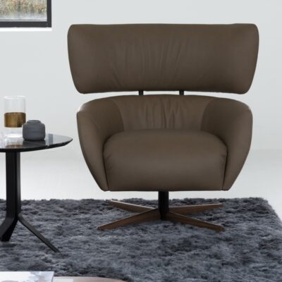 Montis George Armchair Lounge Chair in Fabric or Leather-72660