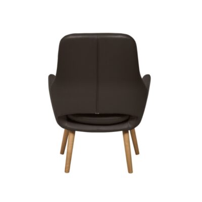 Furninova Bowery Armchair Longue Chair in Fabric or Leather-73052