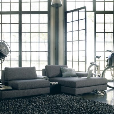 Furninova Cartago 3 Seater Sofa in Fabric or Leather