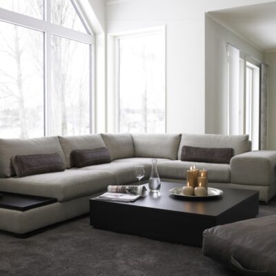 Furninova Cartago 3 Seater Sofa in Fabric or Leather