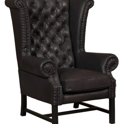 Furninova Crown Armchair Longue Chair in Fabric or Leather