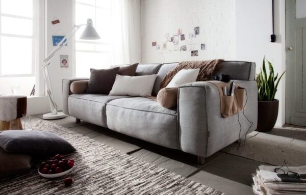 Furninova Vesta 2 Seater Sofa in Fabric or Leather-72465