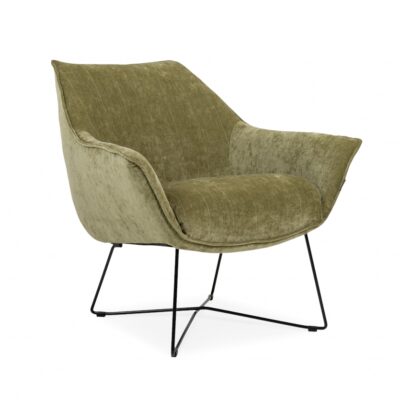 Furninova Egon Armchair Longue Chair in Fabric or Leather-72767