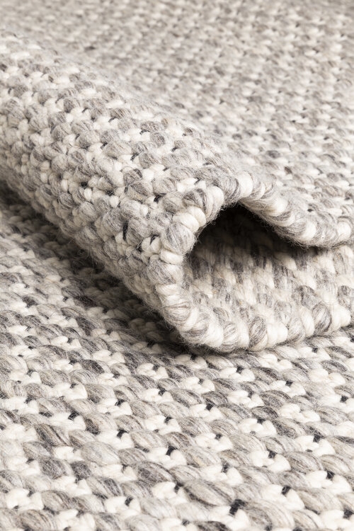 Ligne Pure Rugs Solid Handwoven Carpet 100% Wool