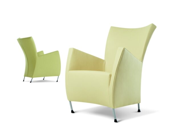 Montis Windy Armchair Lounge Chair in Fabric or Leather