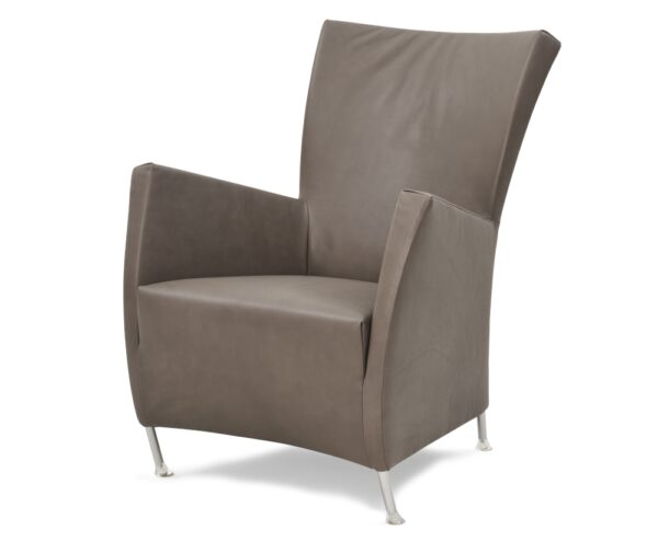 Montis Windy Armchair Lounge Chair in Fabric or Leather