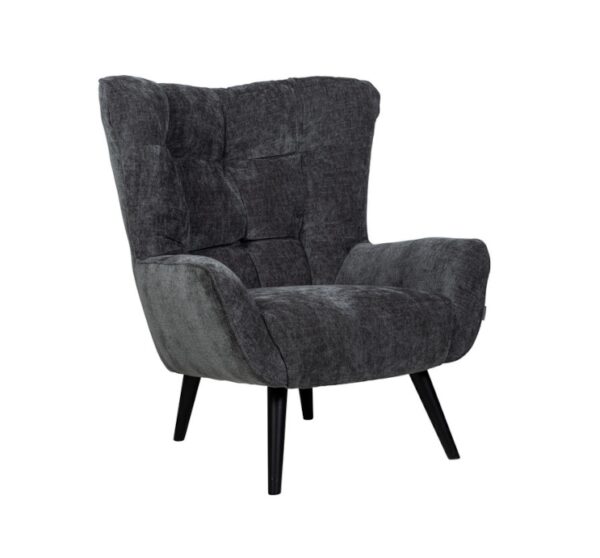 Furninova Jolyn Armchair Longue Chair in Fabric or Leather -72892