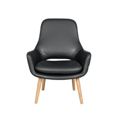 Furninova Bowery Armchair Longue Chair in Fabric or Leather-73058