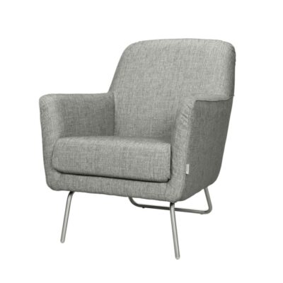 Furninova Lafayette Low Armchair Longue Chair in Fabric or Leather-72799