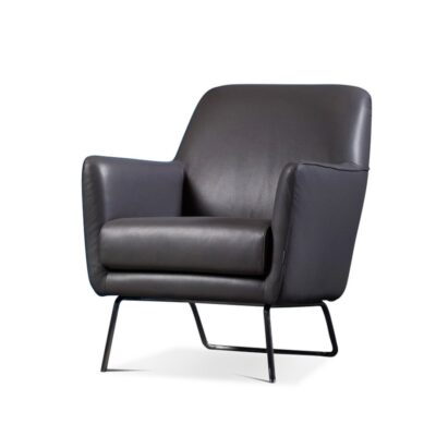 Furninova Lafayette Low Armchair Longue Chair in Fabric or Leather-72802