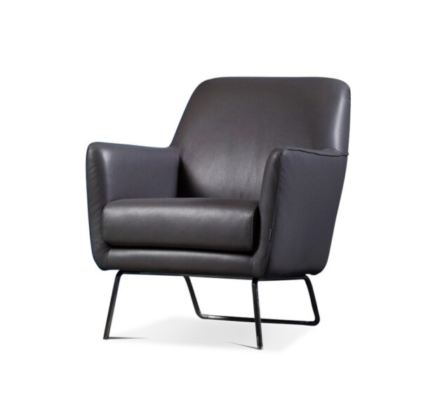 Furninova Lafayette Low Armchair Longue Chair in Fabric or Leather-72802