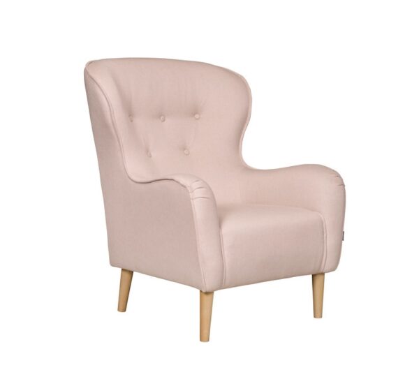 Furninova Ellen Armchair Longue Chair in Fabric or Leather-72926