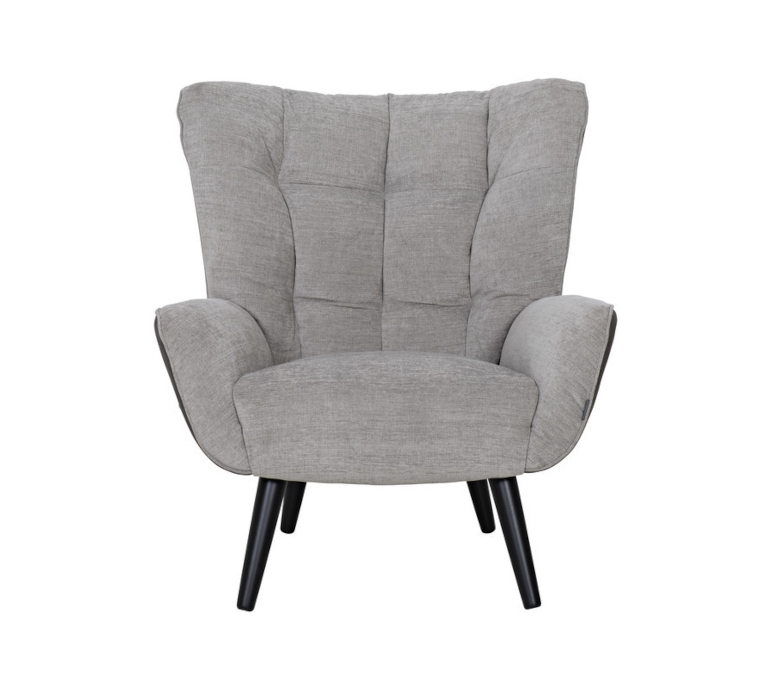 Furninova Jolyn Armchair Longue Chair in Fabric or Leather -72896