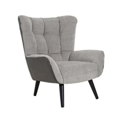 Furninova Jolyn Armchair Longue Chair in Fabric or Leather -0