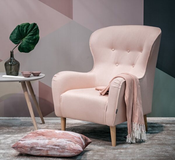 Furninova Ellen Armchair Longue Chair in Fabric or Leather-0