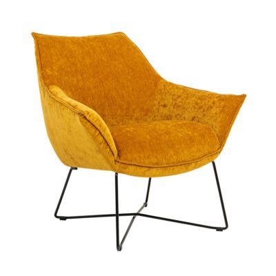 Furninova Egon Armchair Longue Chair in Fabric or Leather-72775