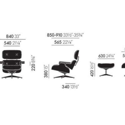 Eames Classic Lounge Chair and Ottoman