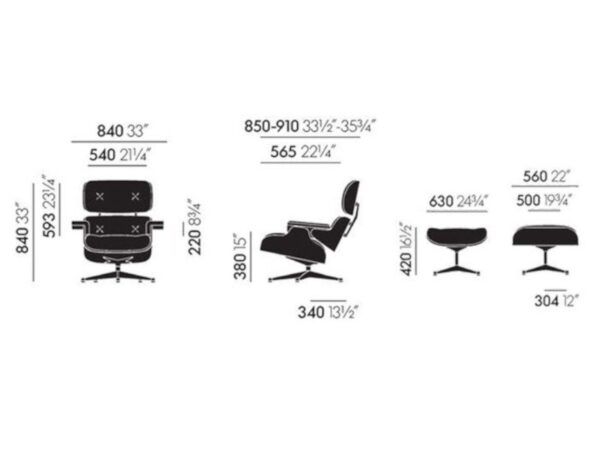 Eames Classic Lounge Chair and Ottoman