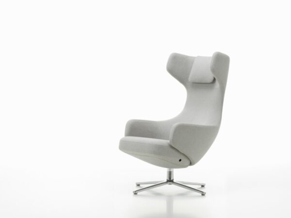 Vitra Grand Repos Armchair Lounge Chair in Leather or Fabric Optional Ottoman or Panchina