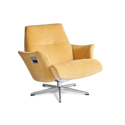 Conform Beyoung Low Armchair Lounge Chair Swivel Base in Fabric or Leather-0