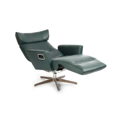 Conform Beyoung With Footrest Armchair Lounge Chair Swivel Base in Fabric or Leather-73932