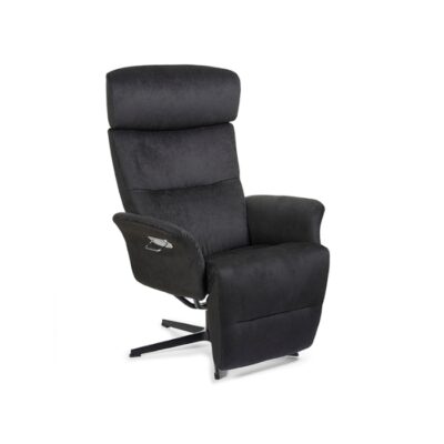 Conform Master Armchair with Footrest Lounge Chair Swivel Base in Fabric or Leather-73817