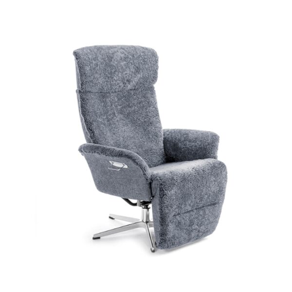 Conform Master Armchair with Footrest Lounge Chair Swivel Base in Fabric or Leather-73818