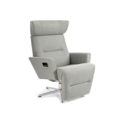 Conform Relieve With Footrest Armchair Lounge Chair Swivel Base in Fabric or Leather-0