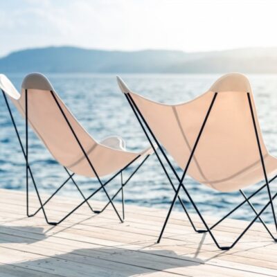 Cuero Butterfly Chair Outdoor