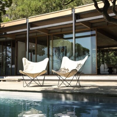 Cuero Butterfly Chair Outdoor