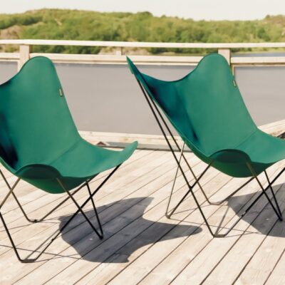 Cuero Butterfly Chair Outdoor