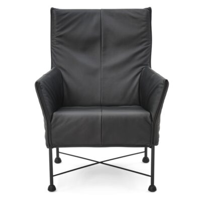 Montis Charly Lounge Chair Armchair in Fabric or Leather Optional Footstool