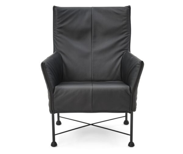 Montis Charly Lounge Chair Armchair in Fabric or Leather Optional Footstool