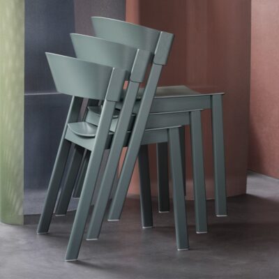 Muuto Cover Side Chair Dining Upholstered or Non-Upholstered & Stackable