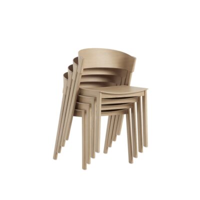 Muuto Cover Side Chair Dining Upholstered or Non-Upholstered & Stackable