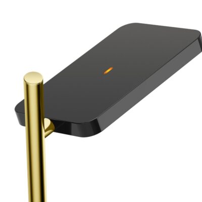 Pablo Design Talia Table Lamp Black with Brass Post