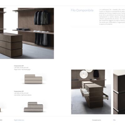 Sangiacomo Filo Cabinet Range, Drawer Chest