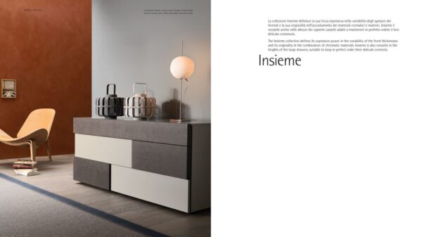 Sangiacomo Insieme Cabinet Range, Drawer Chest