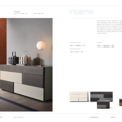 Sangiacomo Insieme Cabinet Range, Drawer Chest