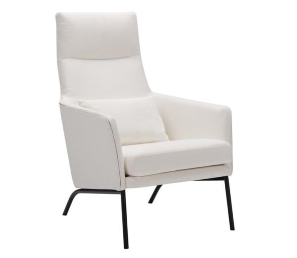 SITS Siri Armchair Lounge Chair in Fabric or Leather with Metal Frame-0