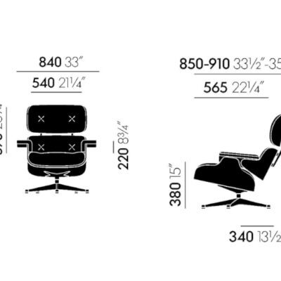 Eames Classic Lounge Chair -74288