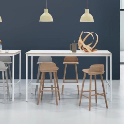 Mutto Base High Breakfast Dining Table without Castors