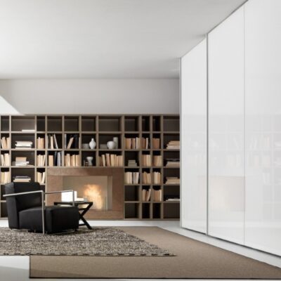 Presotto Glass Sliding Door Wardrobe