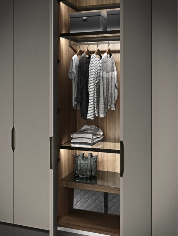 Presotto Tau Hinged Door Wardrobe