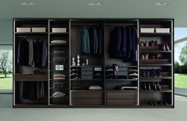 Presotto Tecnopolis Free Walk-in Open Wardrobe