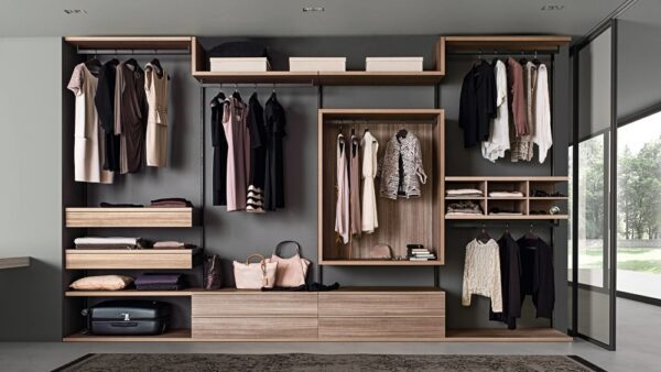 Presotto Varius Free Walk-in Open Wardrobe