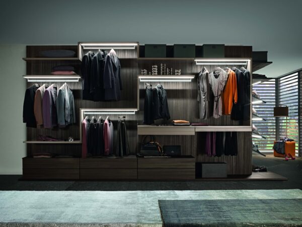 Presotto Varius Walk-in Open Wardrobe