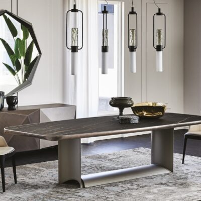 Cattelan Italia Dragon Keramik Dining Table Premium Shaped In Stock