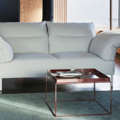 Hay Pandarine 2 Seater Reclining Armrest in Fabric or Leather